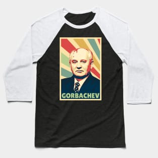 Mikhail Gorbachev Vintage Colors Baseball T-Shirt